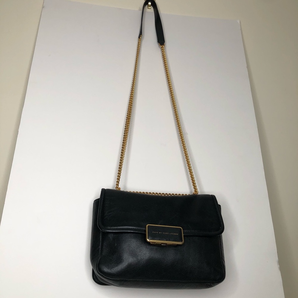 Marc Jacob Black Leather Shoulder/Cross body Bag - Picture 15 of 15
